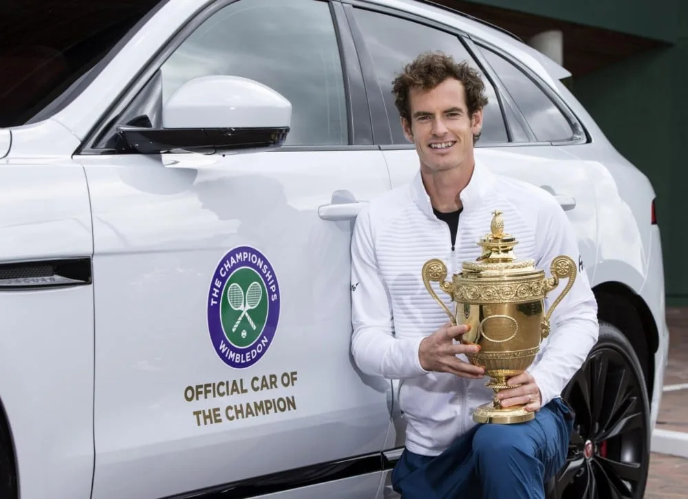 98872jag_Jaguar celebrate Andy Murray’s Wimbledon Victory