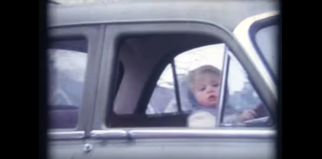 Toddler Drives Vauxhall