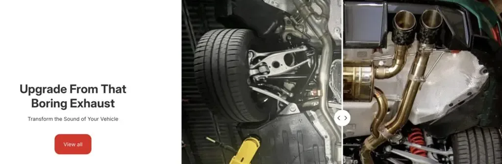 Boring exhaust