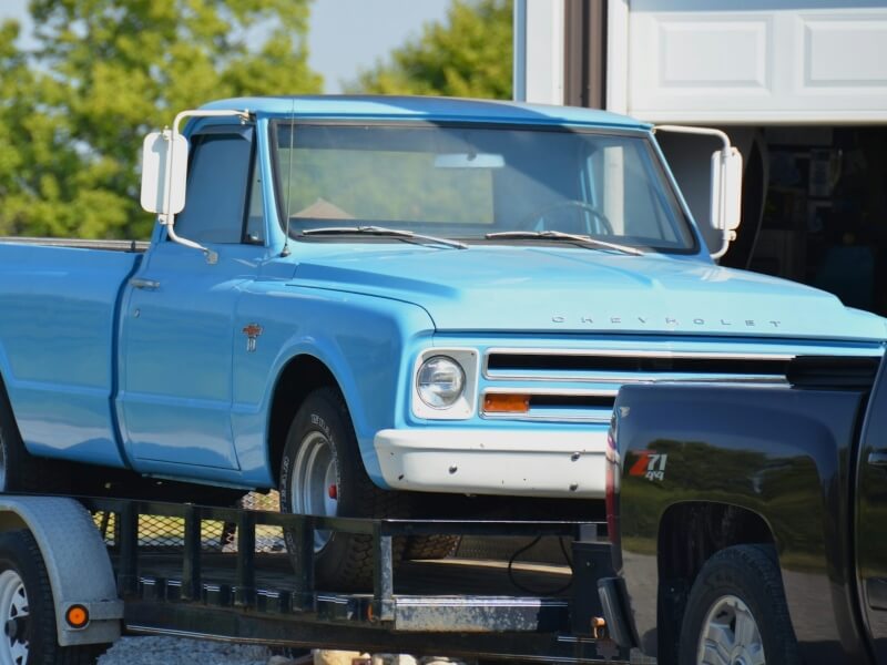 Towing a Classic Car